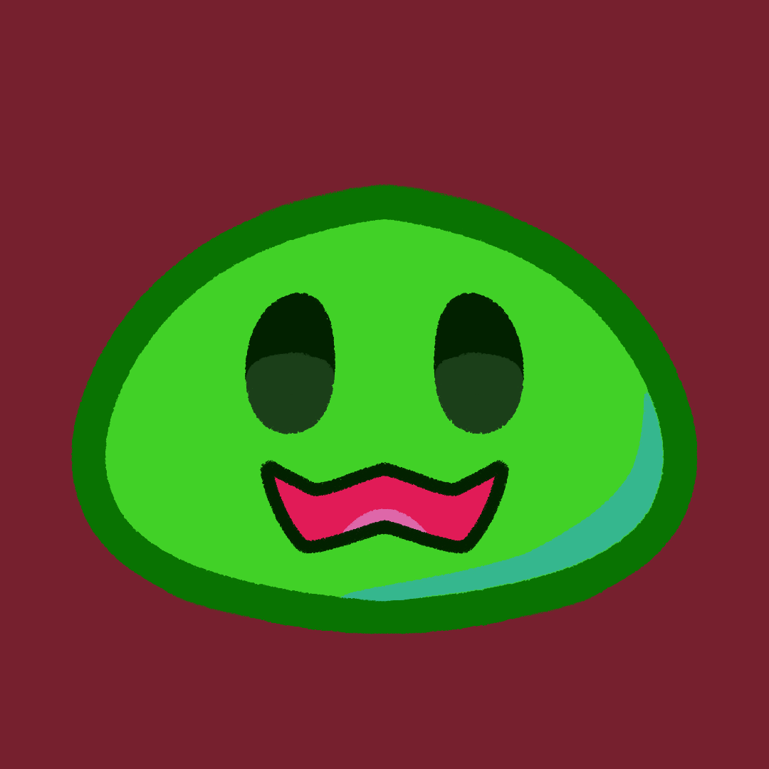 A slime used to represent the GloopBloop character